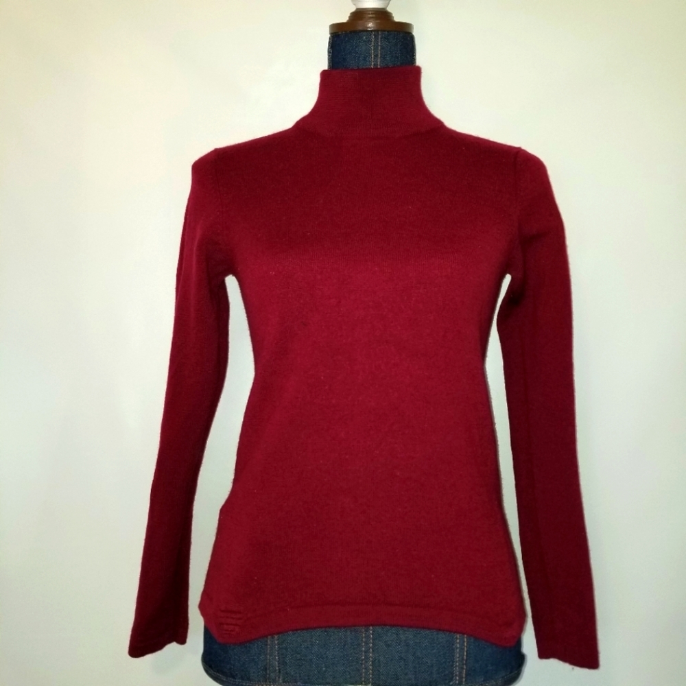 #1189 Preowned Stephanie Parks Wool Turtleneck S